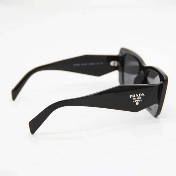 NEW PRADA CAT EYE SUNGLASSES PR08YS 1AB5S0 NEW EYEWEAR PRADA SPR 08Y BLACK - Picture 9 of 13